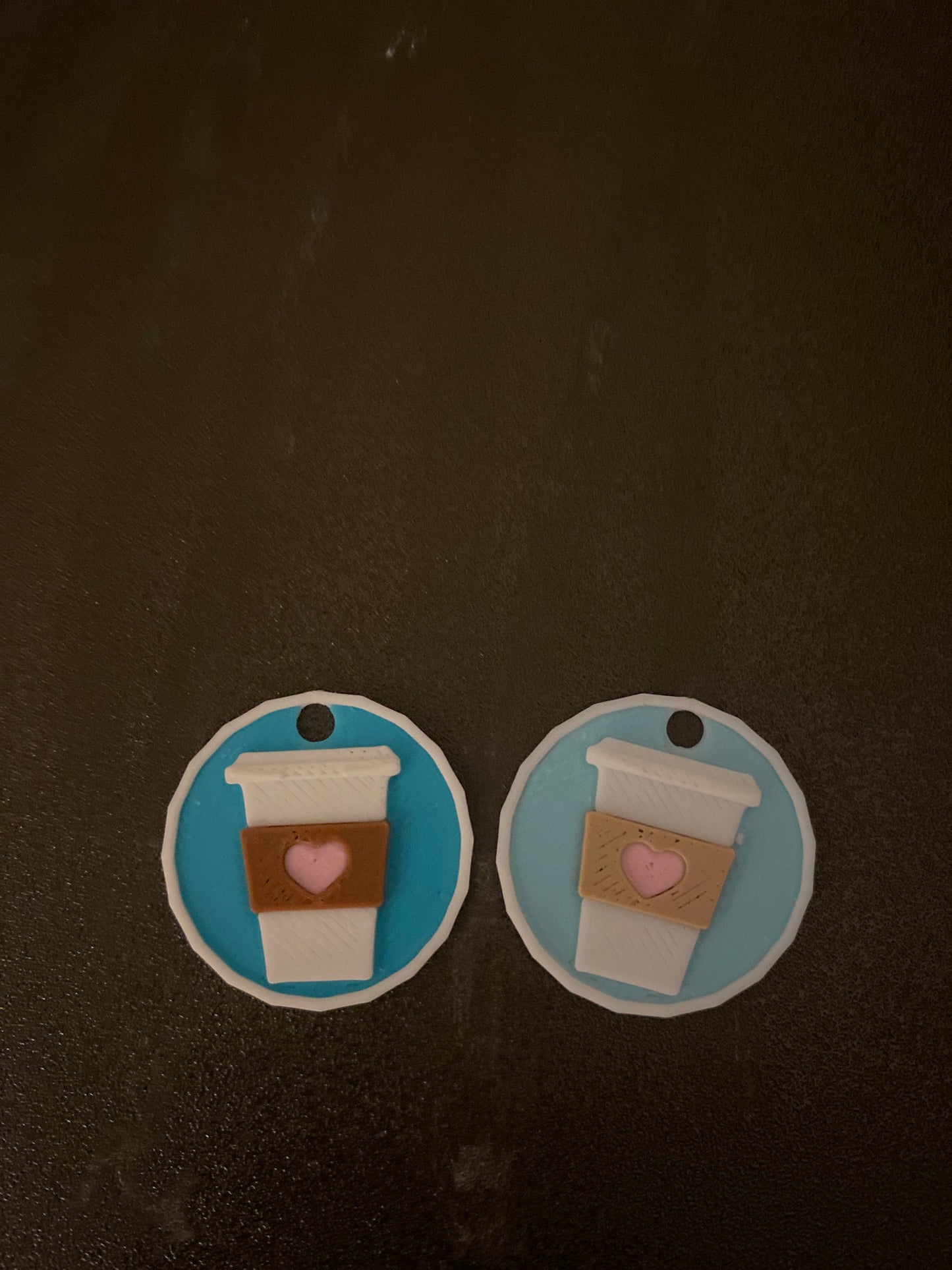 Coffee Scissor Charm