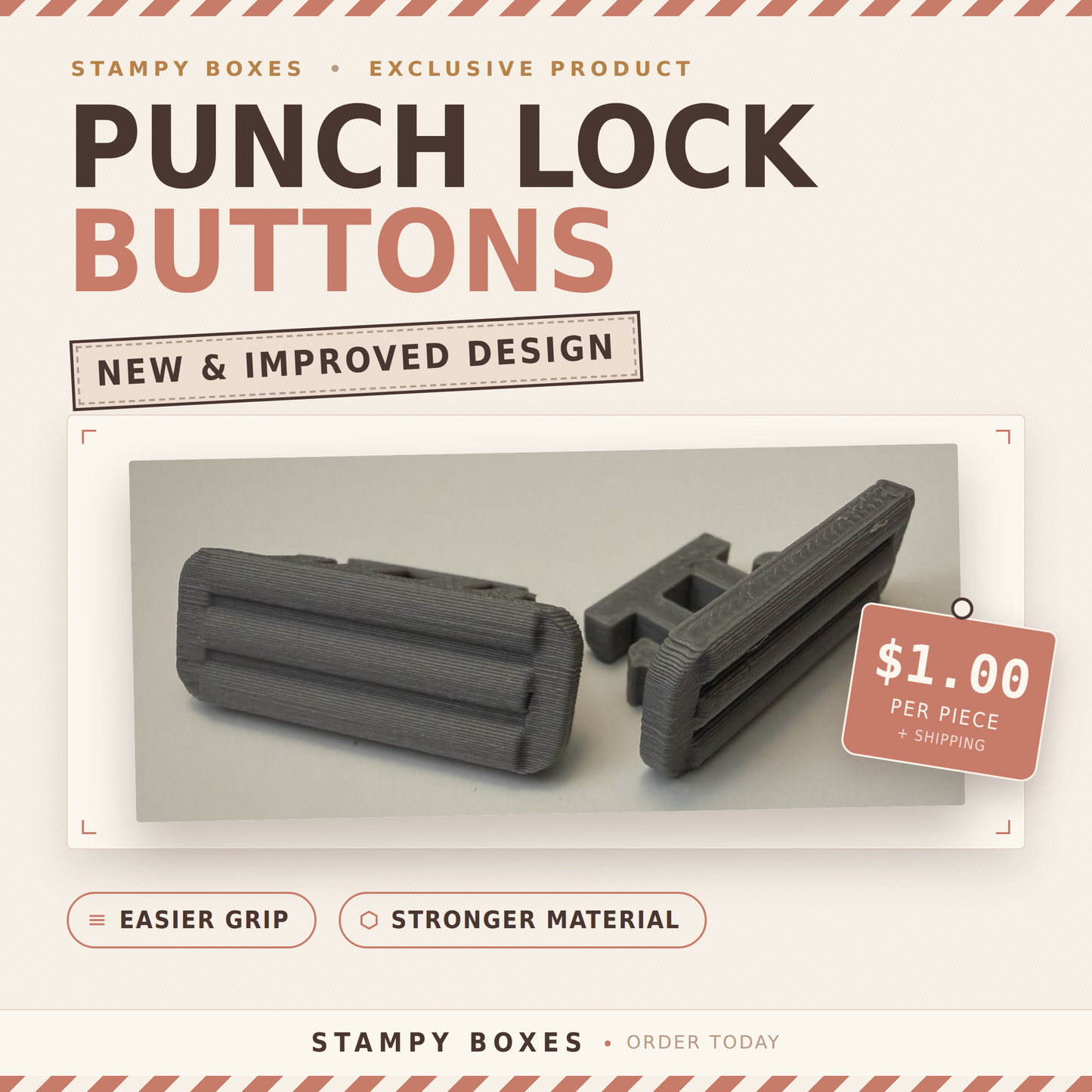 *New Punch Lock Button