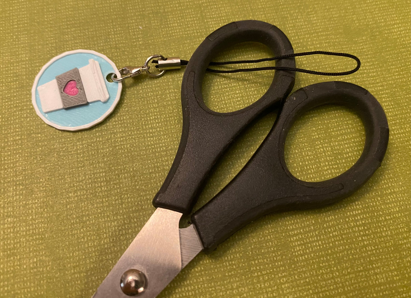Coffee Scissor Charm